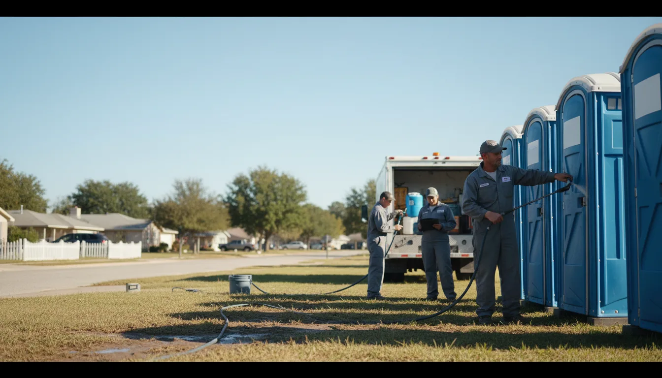 Long-Term Portable Toilet Rental in Cleveland, MS near me